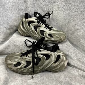 Adidas adiFOM Q Olive Strata Sneakers Mens 10.5 Cage Shoes